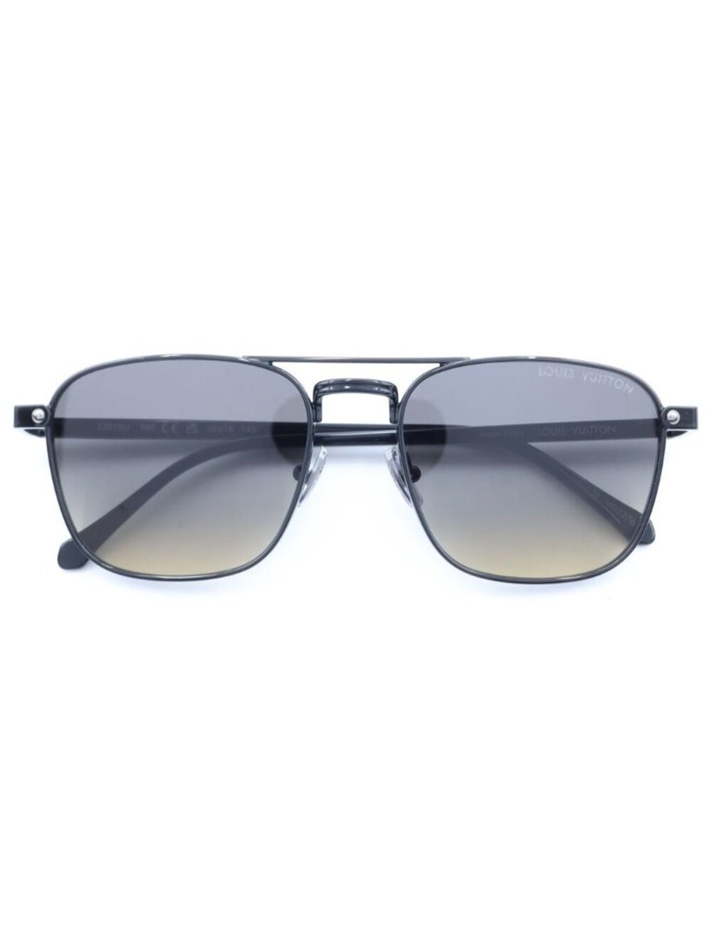 Louis Vuitton Sunglasses LV Signature Metal Frame Black Eyewear